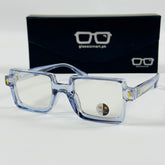 Moscot – P317 - 50 - Transparent Blue – Acetate – Optics - Unisex (Transition)