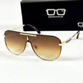 Burberry – 22345 – 60 – Golden Brown – Metal – Sunglasses – Unisex