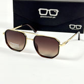 Dior – 58454 - 56 – Golden Brown - Metal - Sunglasses – Unisex