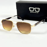 Prada – 22081 - 60 – Golden Brown - Metal - Sunglasses – Unisex