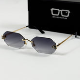 Cartier – 0599 - 56 – Golden Black Gradient - Metal - Sunglasses – Unisex - Premium