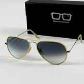 Rayban – 3025 – 58 – White Blue Gradient – Metal – Sunglasses – Unisex - Premium
