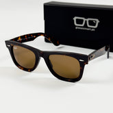 RayBan – 2140 – 54 – Tortoise Brown – Acetate- Sunglasses – Unisex - Premium