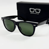 RayBan – 2140 – 54 – Black Green – Acetate- Sunglasses – Unisex - Premium