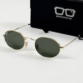 RayBan – 3547 – 51 – Golden Green – Metal - Sunglasses – Unisex - Premium