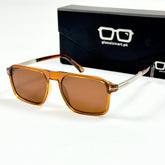 Tom Ford – 2045 - 54 - Silver Brown – Acetate - Metal - Sunglasses – Unisex