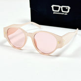 Moscot – 8583 – 50 - Transparent Pink – Acetate – Sunglasses - Ladies