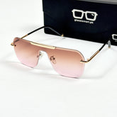 Gucci – 5021 – 52 – Golden Pink – Metal – Sunglasses – Unisex