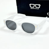 Moscot – 8583 – 50 - White Black – Acetate – Sunglasses - Unisex