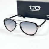 Gucci – 354 – 56 – Black Purple – Metal – Sunglasses – Unisex