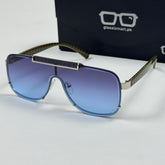 Burberry – 5007 - 51 – Silver Blue - Metal - Sunglasses – Unisex