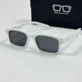 Moscot – 6041 – 53 - White Black – Acetate – Sunglasses - Unisex