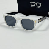 Moscot – 6022 – 52 - White Black – Acetate – Sunglasses - Unisex