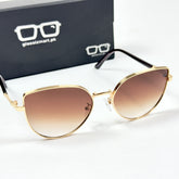 Dior – 8101 – 58 – Golden Brown – Metal – Sunglasses – Ladies