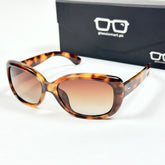 Dior – 5000 – 57 – Tortoise – Acetate – Metal - Sunglasses – Ladies