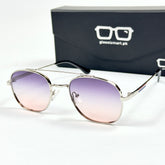 Gucci – 5577 – 56 – Silver Pink – Metal – Sunglasses – Unisex