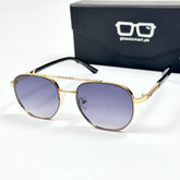 Gucci – 338 - 55 – Golden Black Gradient– Acetate - Metal - Sunglasses – Unisex