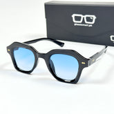 Moscot – 6011 – 53 - Black Blue – Acetate – Sunglasses - Unisex