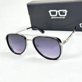 Gucci – 5830 – 56 – Silver Black Gradient – Metal – Sunglasses – Unisex