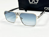 Maybach – 22106 – 58 – Silver Blue – Metal – Sunglasses – Unisex