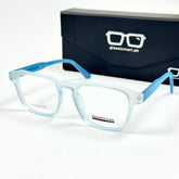 Moscot – 6605 - 53 - Transparent Blue – Acetate – Optics - Unisex