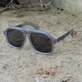 Jacques Marie Mage – 98408 – 58 – Grey Black – Acetate – Sunglasses – Unisex