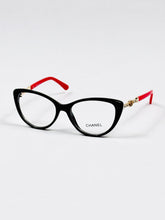 Chanel – 888 – 53 – Red Black – Acetate - Optics – Ladies
