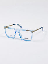 Cartier – 202412 – 51 - Translucent Blue – Metal - Acetate – Optics - Unisex