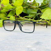 Gucci – 5640 – 53 – Silver Black – Acetate - Metal - Optics – Unisex - Premium