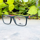 Lacoste – 8009 – 54 – Red Black – Acetate - Optics – Unisex - Premium