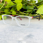 Prada – 8016 – 52 – Transparent Black – Acetate - Optics – Unisex - Premium