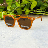 Chanel – 5689 – 53 – Mustard – Acetate - Sunglasses – Women - Premium