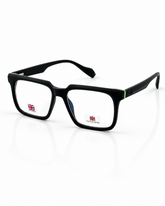 Moscot green acetate optical glasses view
