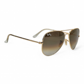 Rayban – 3026 – 62 – Golden Brown – Metal – Sunglasses – Unisex