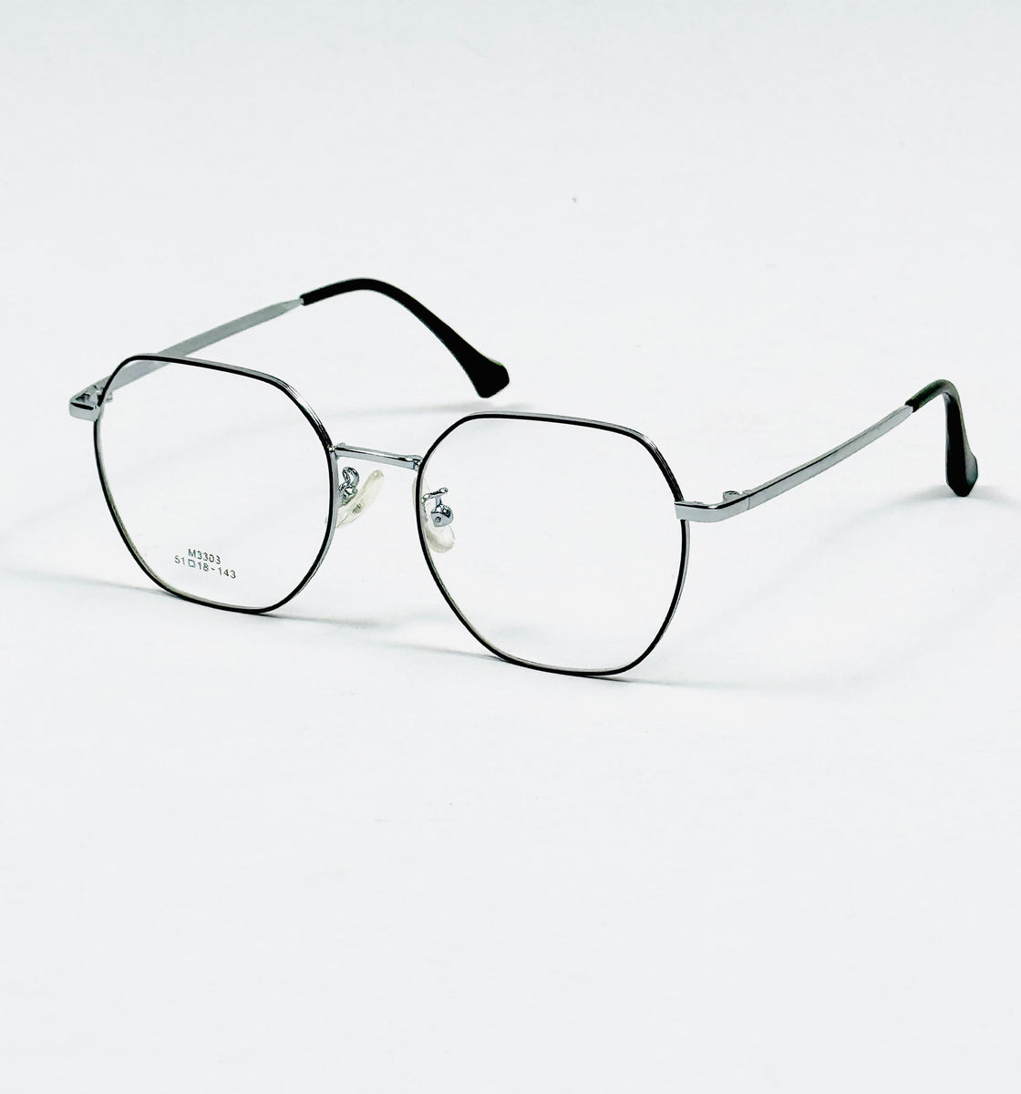 Dior – 3303 – 51 - Silver Black – Metal – Optics – Unisex