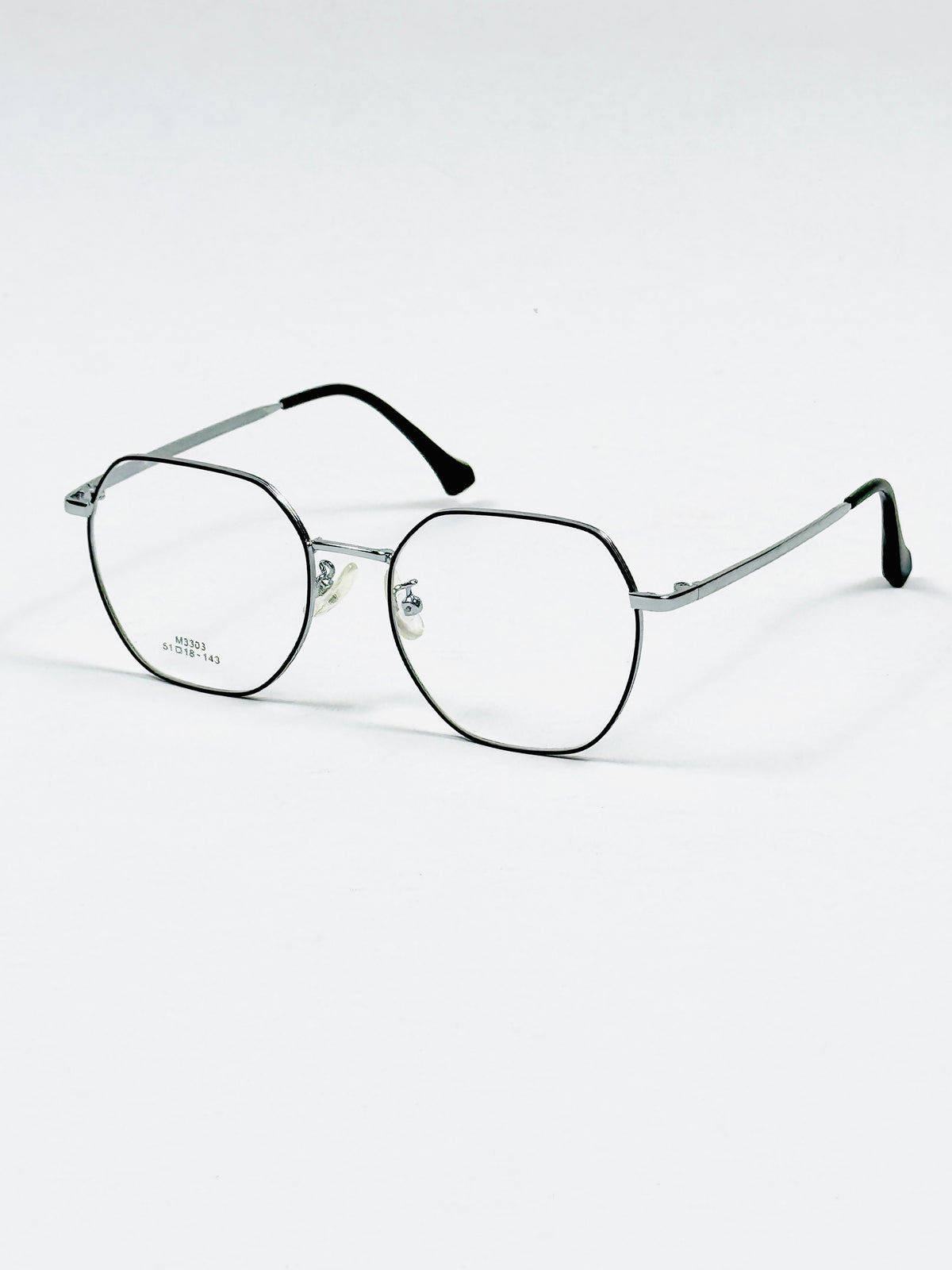 Dior – 3303 – 51 - Silver Black – Metal – Optics – Unisex
