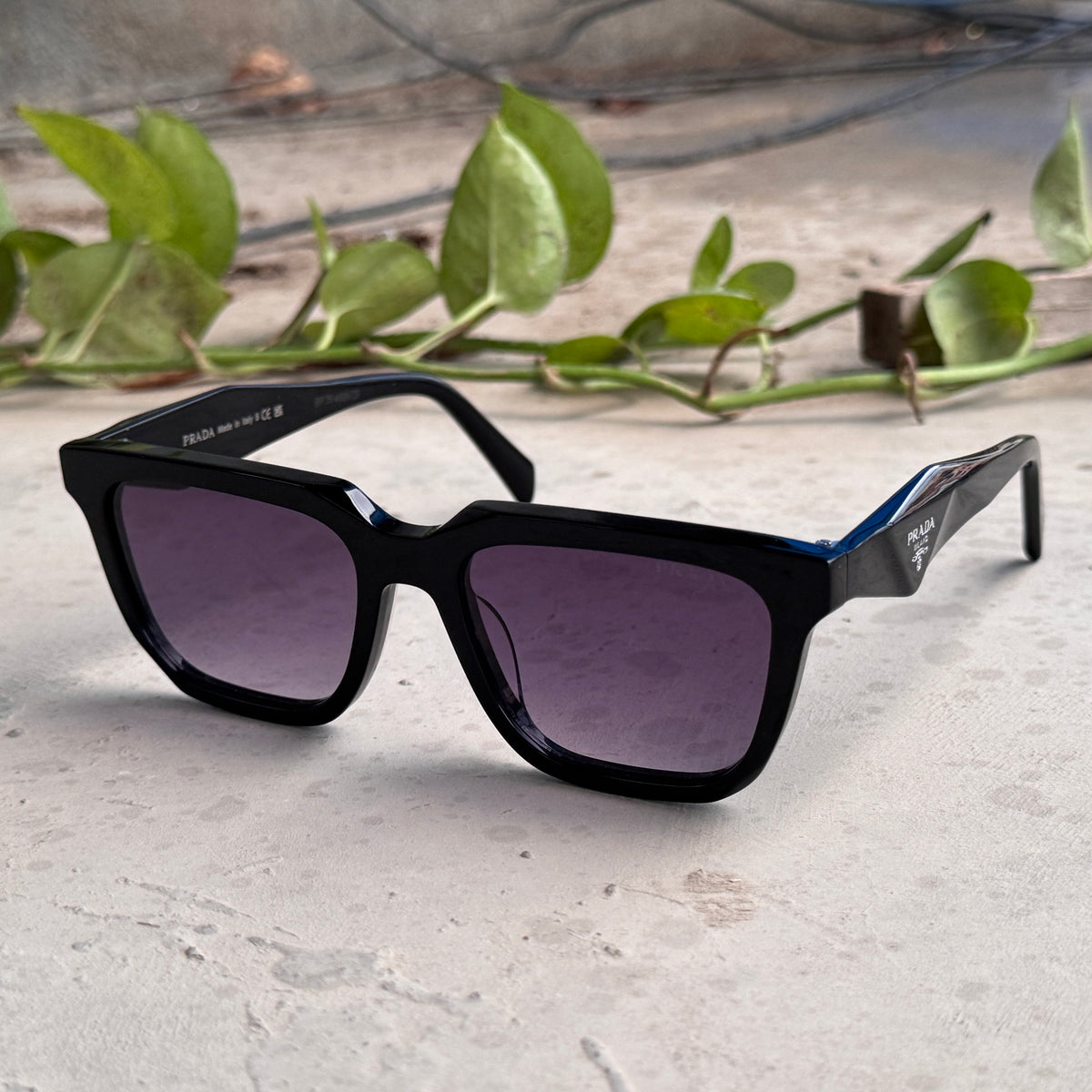 Prada – B23S - 53 – Black Gradient - Acetate - Sunglasses – Unisex - Premium