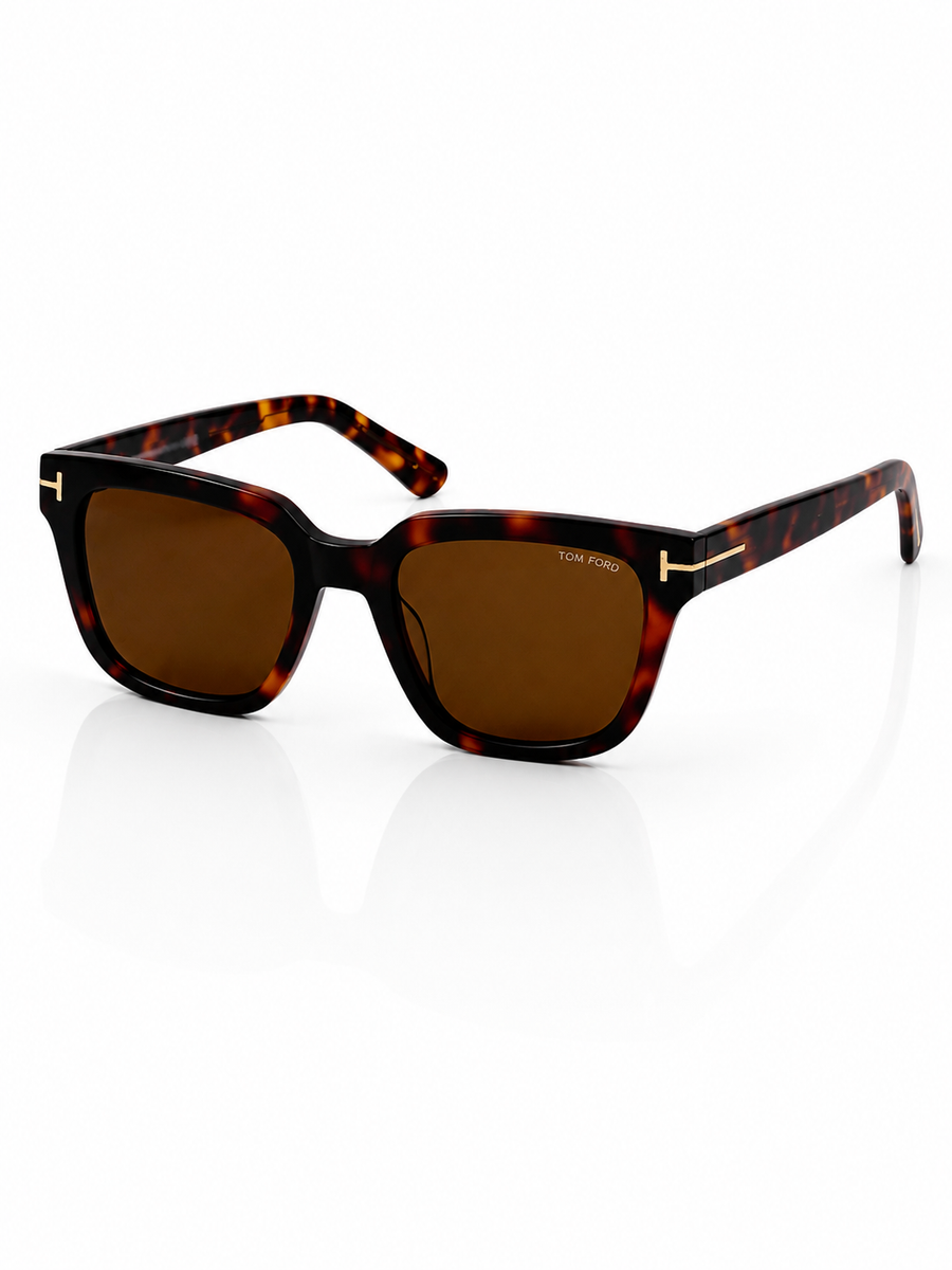 Tom Ford – 6027 - 52 – Tortoise Brown –  Acetate - Sunglasses – Unisex - Premium