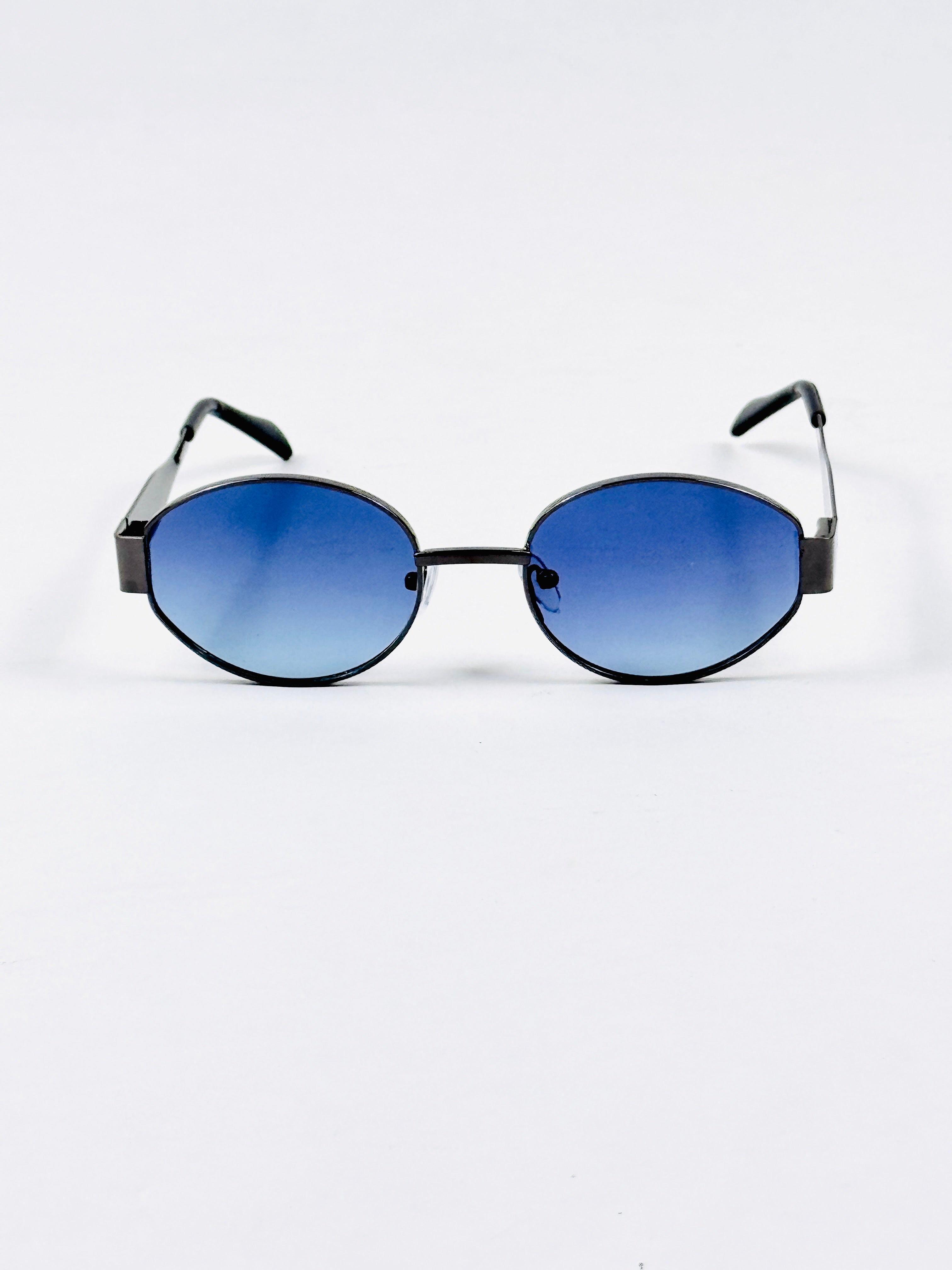Celine – Triomphe - 55 – Black Blue – Metal – Sunglasses - Unisex