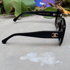 Chanel – 9149 - 55 – Black Brown – Acetate - Sunglasses – Ladies - Premium