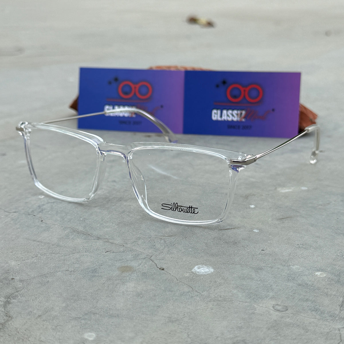 Sillouette – 7838 – 53 – Transparent –  Acetate - Optics – Unisex - Premium