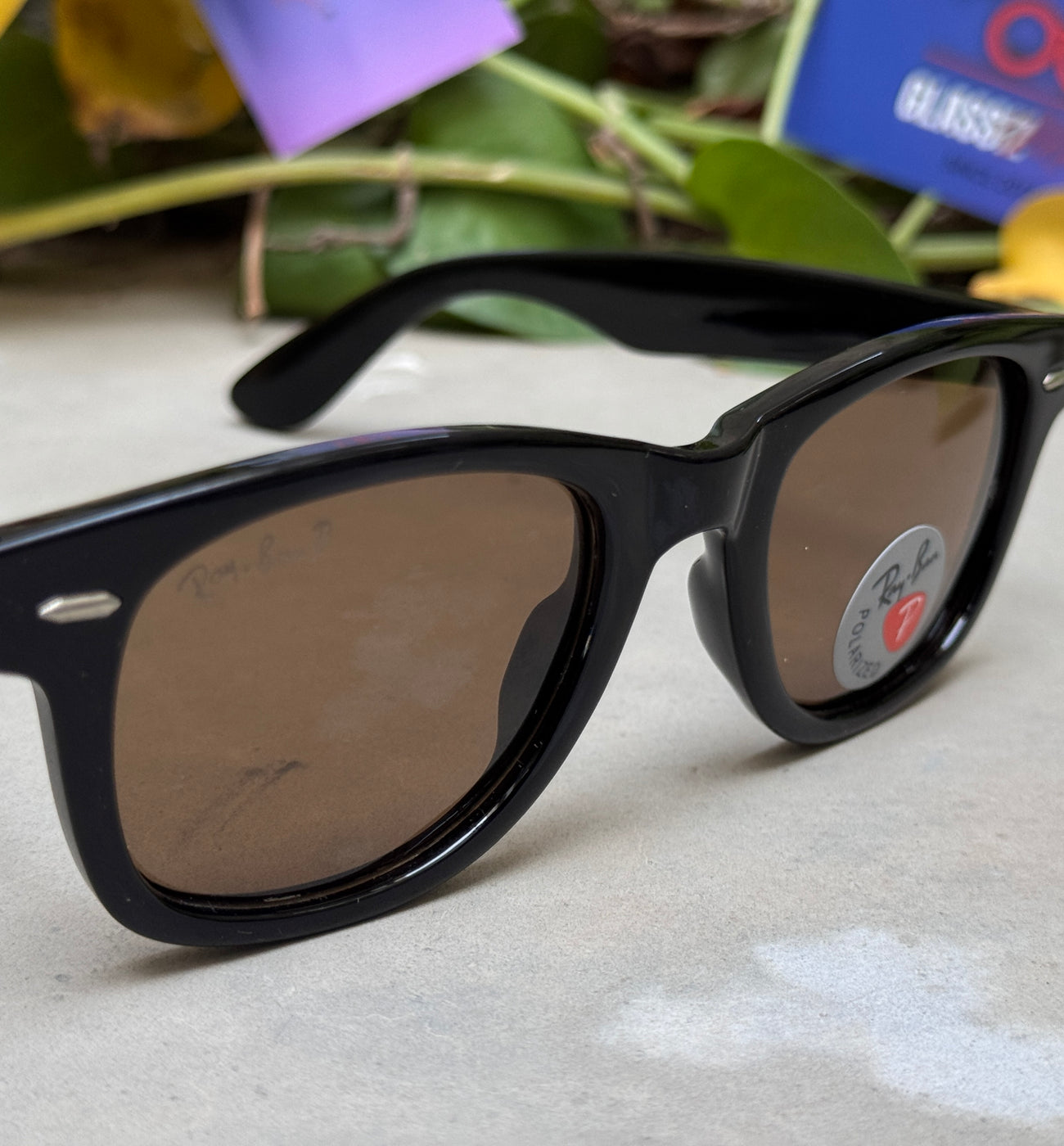 RayBan – 2140 – 60 – Black Brown –  Acetate- Sunglasses – Unisex