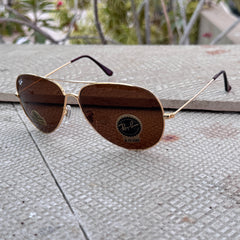 Rayban – 3035 – 62 – Golden Brown – Metal – Sunglasses – Unisex - Premium