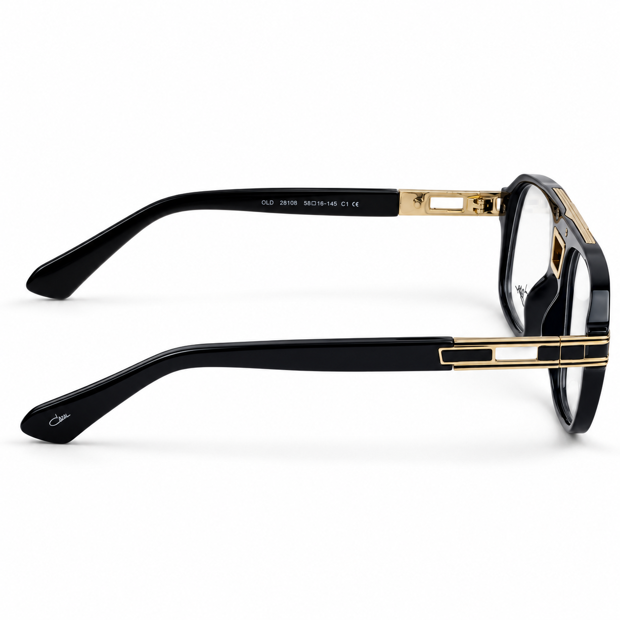 Cazal – 26196 - 55 – Golden Black –  Acetate - Optics – Unisex - Premium