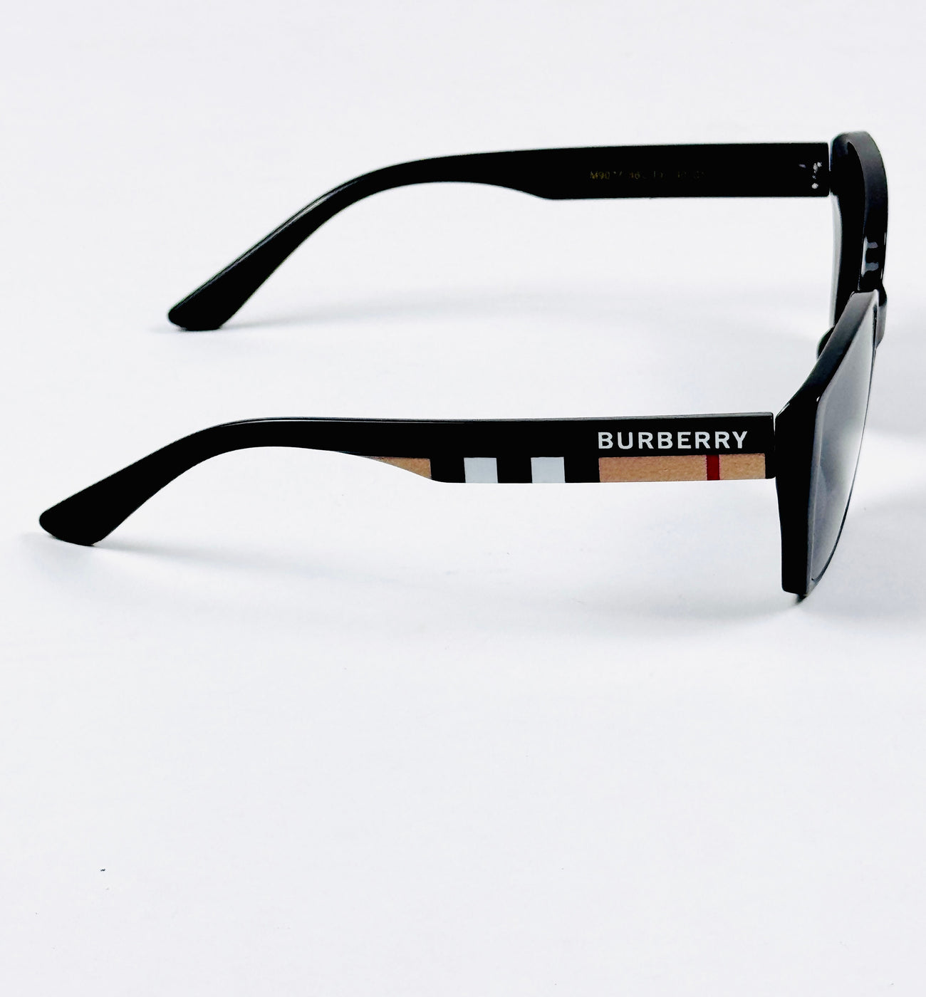 Burberry – 9077 – 56 – Black – Acetate – Sunglasses – Ladies
