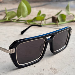 Louis Vuitton – 2596 - 55 – Silver Black – Acetate - Metal - Sunglasses – Unisex - Premium