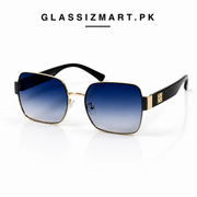 Loewe – 2058 – 53 – Golden Black Gradient – Metal – Sunglasses – Ladies