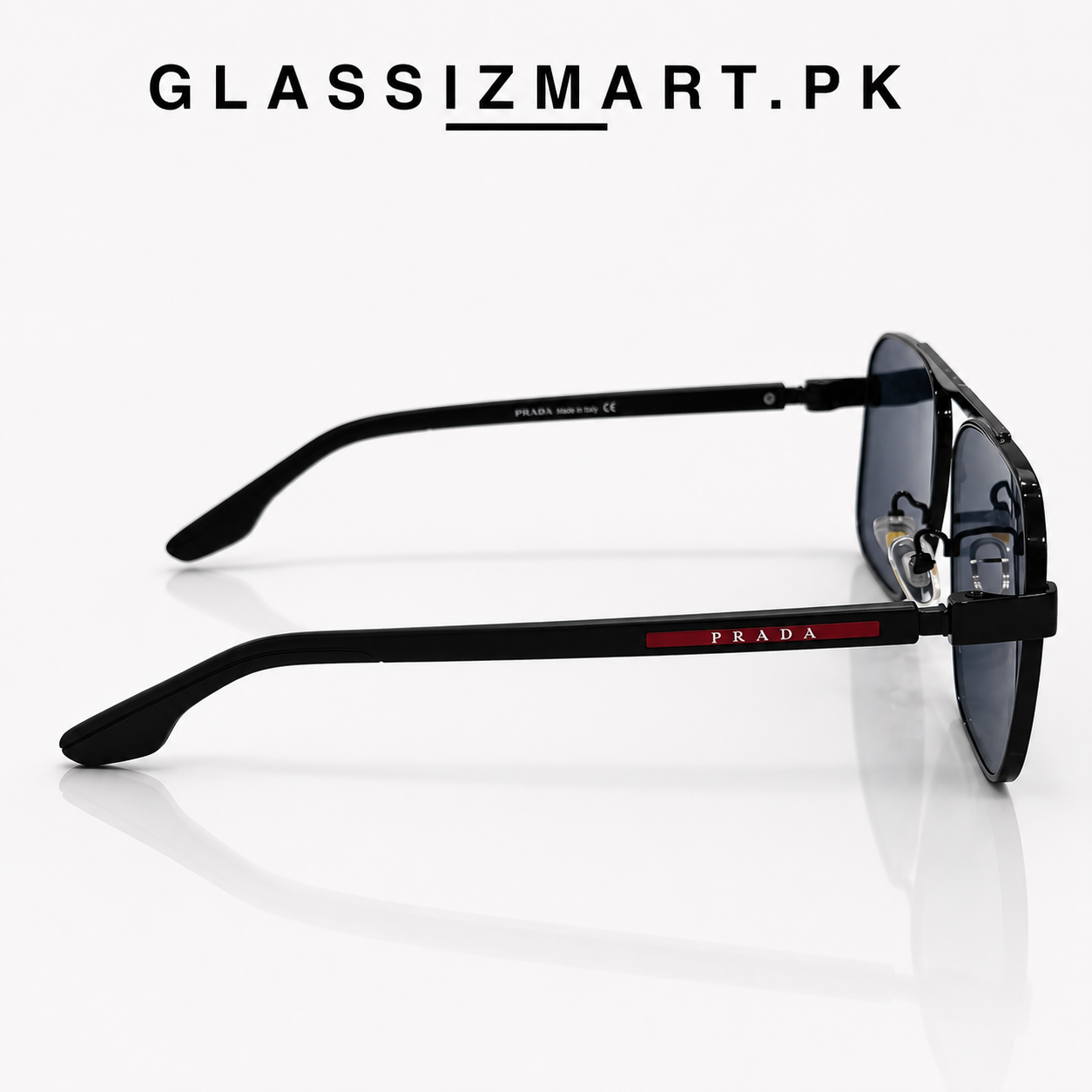 Prada – SPR52YS - 54 – Black – Metal – Sunglasses