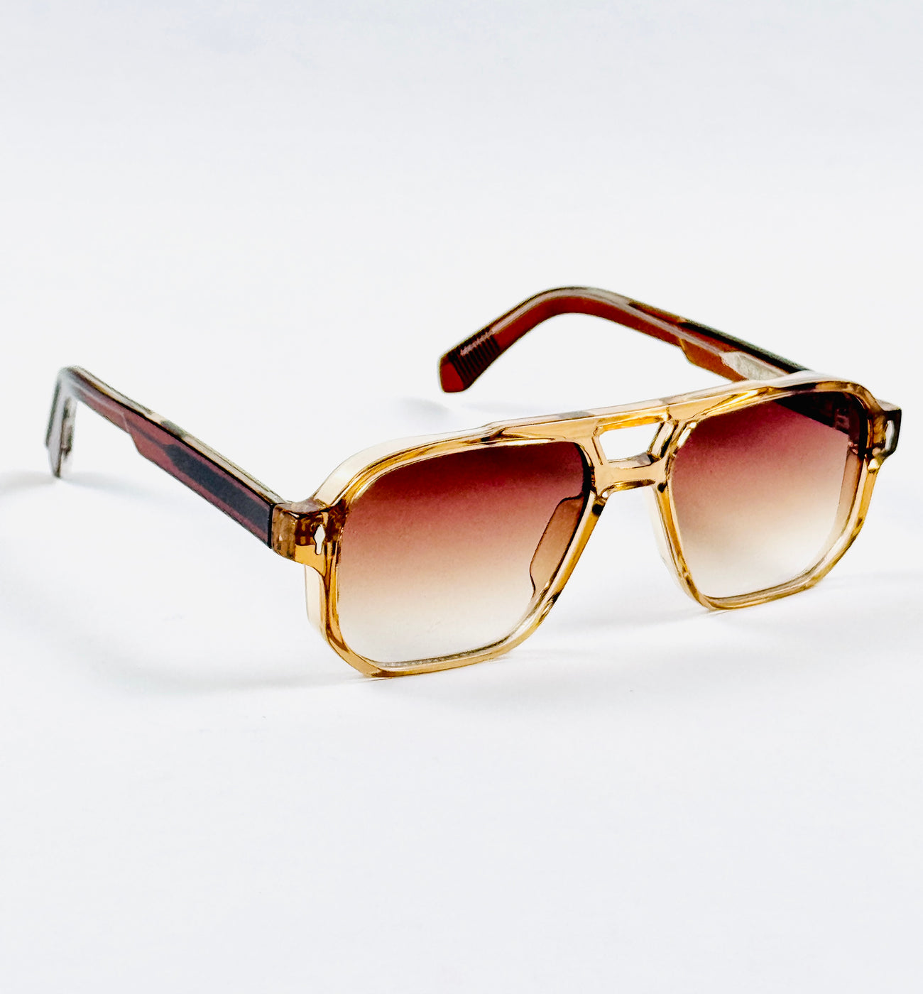 Moscot - 9820 – 55 – Transparent Brown – Acetate – Sunglasses – Unisex