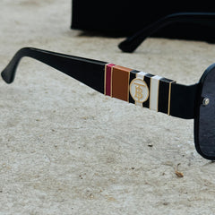 Burberry – 8548 - 62 – Black – Metal – Sunglasses – Unisex